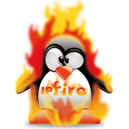 Burning linux penguin